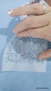 Stencil Rosas Americanas 12,5 x 15 cm