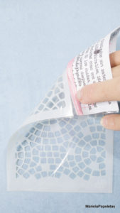 Stencil Mosaicos de Jardín 12,5 x 15 cm