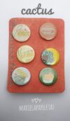 Pack 6 Chapitas decorativas - Pin de Adorno - Pins